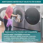 LG and Kenmore Washer Water Inlet Valve Filters