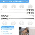 Whirlpool Kenmore Washer Suspension Rod Kit 4Pcs