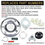 Motor Coupling and Clutch Kit for Whirlpool Washers