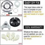 Motor Coupling and Clutch Kit for Whirlpool Washers