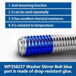 WISINY WP358237 Washer Agitator Bolt Replacement