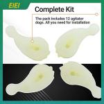 60 Pack Washer Agitator Dogs for Whirlpool & Kenmore