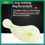 60 Pack Washer Agitator Dogs for Whirlpool & Kenmore