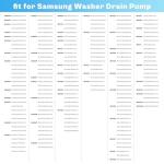 Samsung Washer Drain Pump Motor Replacement Part