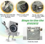 Shock Absorbers for Kenmore Washers - 4 Pack