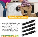 Kenmore Shock Absorber Set for Models 11047892700 and More