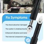 Washer Shock Absorber 4-Pack for Whirlpool Maytag