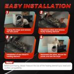 Dryer Heating Element and Thermostat Kit for Whirlpool