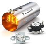 Electrolux Dryer Heating Element Assembly with Thermal Fuse