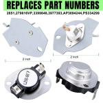 Dryer Heating Element & Thermal Fuse for Whirlpool Kenmore