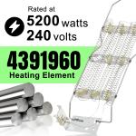 Dryer Heating Element and Thermal Fuse for Whirlpool