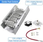 Dryer Heating Element and Thermostat for Whirlpool
