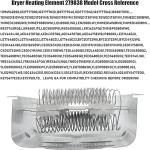 Dryer Heating Element & Fuse for Whirlpool, Roper, Kenmore