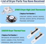 Maytag Kenmore Dryer Heating Element Kit 8544771