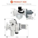 Beaquicy Washer Drain Pump Assembly Replacement