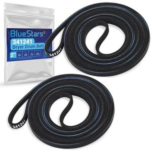 BlueStars 341241 Dryer Drum Belt for Whirlpool Kenmore