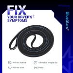BlueStars 341241 Dryer Drum Belt for Whirlpool Kenmore