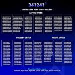 BlueStars 341241 Dryer Drum Belt for Whirlpool Kenmore