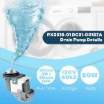 Samsung Washer Drain Pump Motor Replacement Part