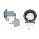 Samsung Washer Drain Pump Motor - OEM Replacement