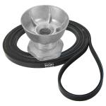 Dryer Belt & Motor Pulley for Whirlpool, Kenmore