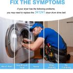 Dryer Drum Belt Set for Whirlpool Kenmore