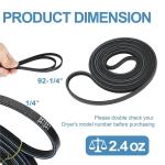 Dryer Drum Belt for Whirlpool Kenmore Models