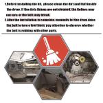 Dryer Belt Roller Kit for Whirlpool Kenmore