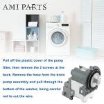 AMI PARTS Washer Drain Pump Motor for Samsung