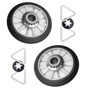 Dryer Drum Roller Kit for Whirlpool Kenmore 2-Pack