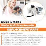 Beaquicy Washer Drain Pump Assembly Replacement