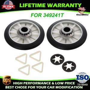 Dryer Drum Support Roller Kit for Whirlpool Kenmore