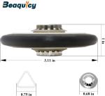 Whirlpool Kenmore Dryer Drum Roller 4-Pack