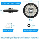 3397590 Dryer Drum Roller Kit - 2 Pack