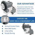 AMI PARTS Washer Drain Pump Motor for Samsung