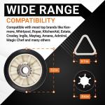 Dryer Rear Drum Support Roller Kit for Kenmore & Whirlpool