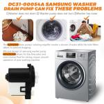 Blutoget Washer Drain Pump Motor for Samsung
