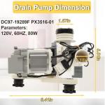 Samsung Washer Drain Pump DC97-19289F Replacement