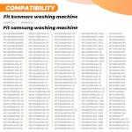 Blutoget Washer Drain Pump Motor for Samsung