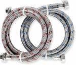 6ft Burst Proof Washing Machine Hose Set