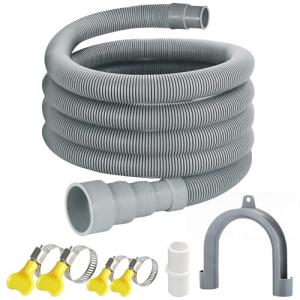 10-Foot Universal Washing Machine Drain Hose Kit