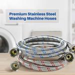 6ft Burst Proof Washing Machine Hose Set