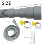 10-Foot Universal Washing Machine Drain Hose Kit