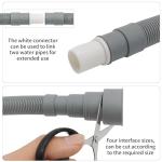 10-Foot Universal Washing Machine Drain Hose Kit