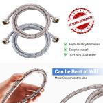 Premium 4 Ft Stainless Steel Washing Machine Hoses