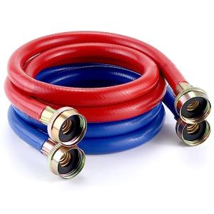 4FT Rubber Washer Hoses, Burst Proof 2-Pack