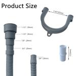 Universal Washing Machine Drain Hose Extension Kit