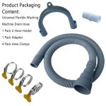 Universal Washing Machine Drain Hose Extension Kit