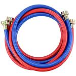 4FT Rubber Washer Hoses, Burst Proof 2-Pack
