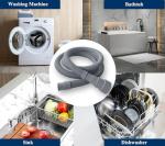 10ft Washing Machine Drain Hose Extension Kit